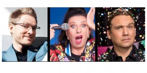 DreierPasch: Benjamin Eisenberg und Gäste Patrizia Moresco und Matthias Brodowy @ Lesecafé der Stadtbücherei